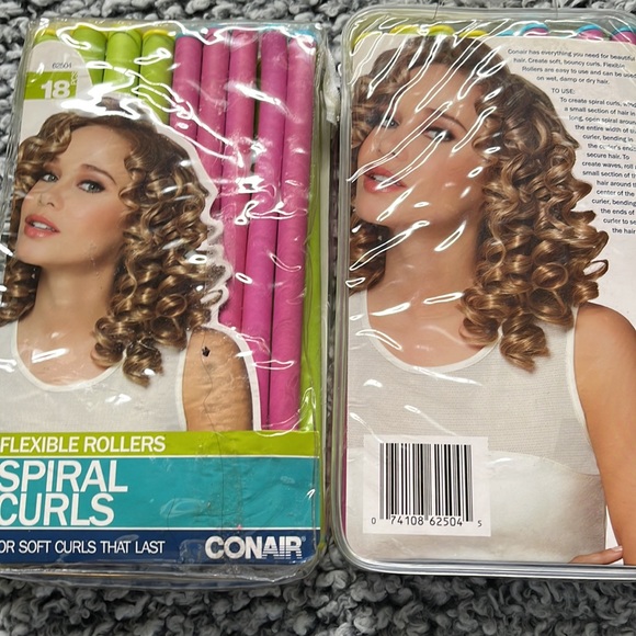 Conair Spiral Curls Flexible Rollers, 2 pkgs 18CT Total 36

. - Picture 2 of 2